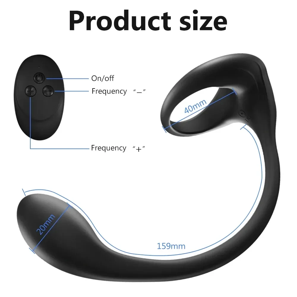 vibrador anal silicona control remoto