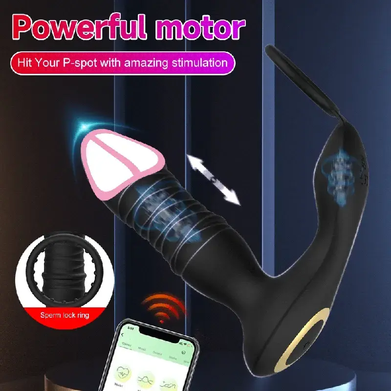 vibrador anal telescopico control remoto