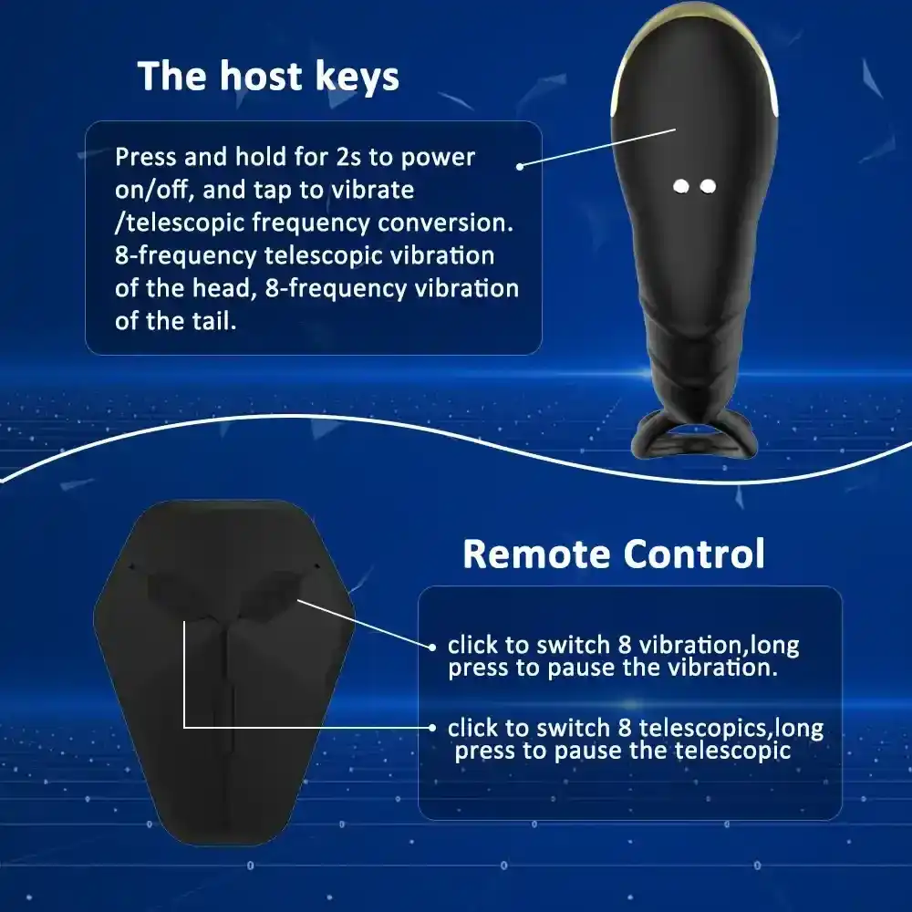 vibrador anal telescopico y recargable