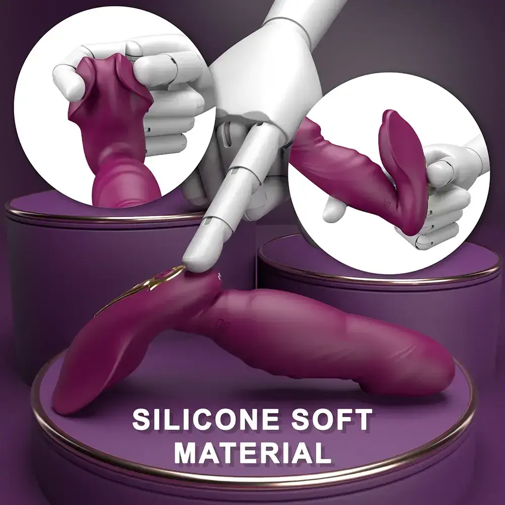 vibrador anal usable de silicona
