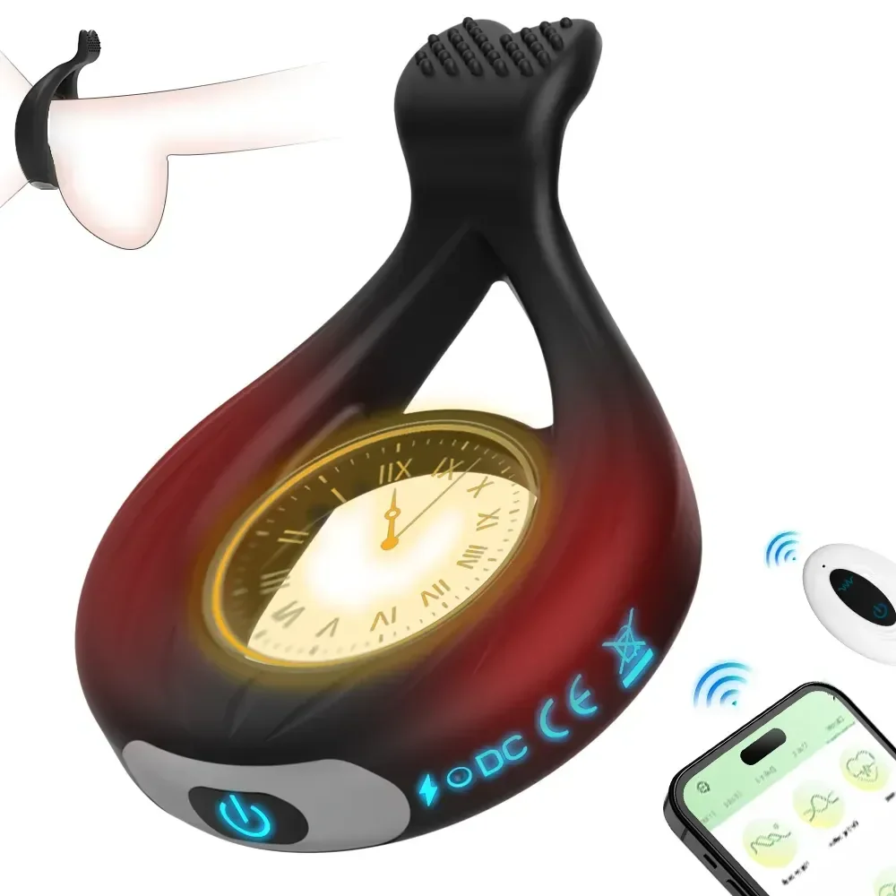 vibrador anillo para hombre ajustable y suave