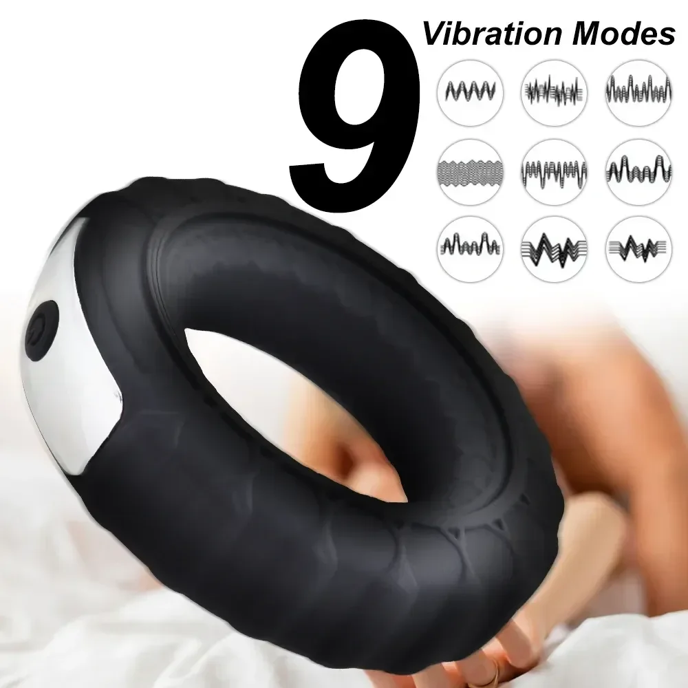 vibrador anillo pene silicona suave