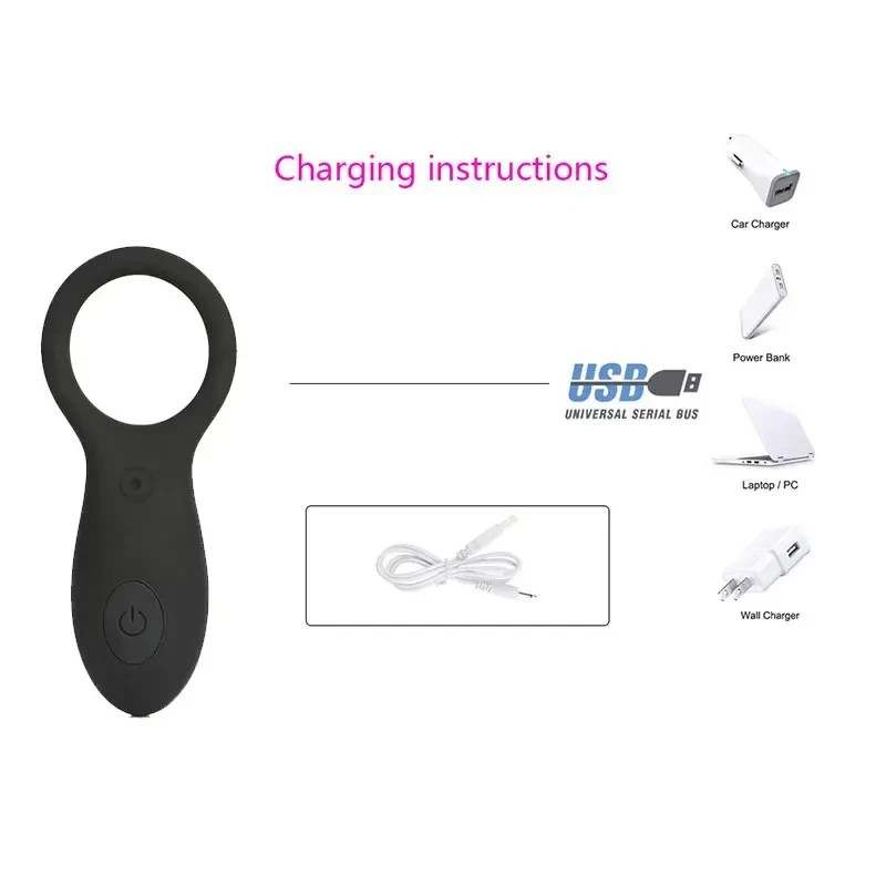 vibrador anillo peneano con silicona