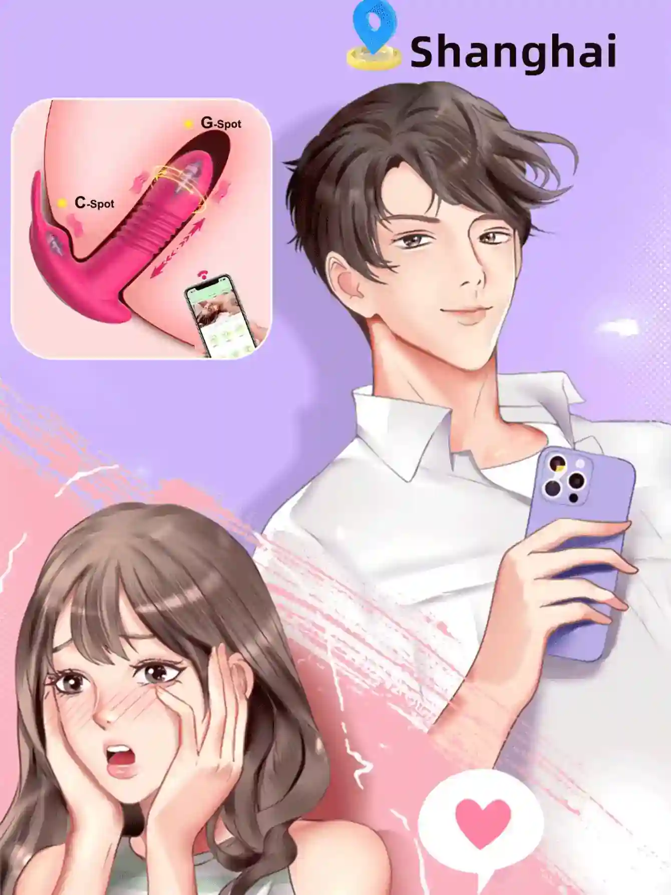 vibrador app control remoto mujer