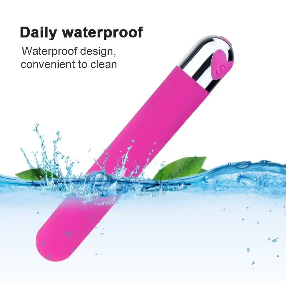 vibrador bala silicona 10 modos 1