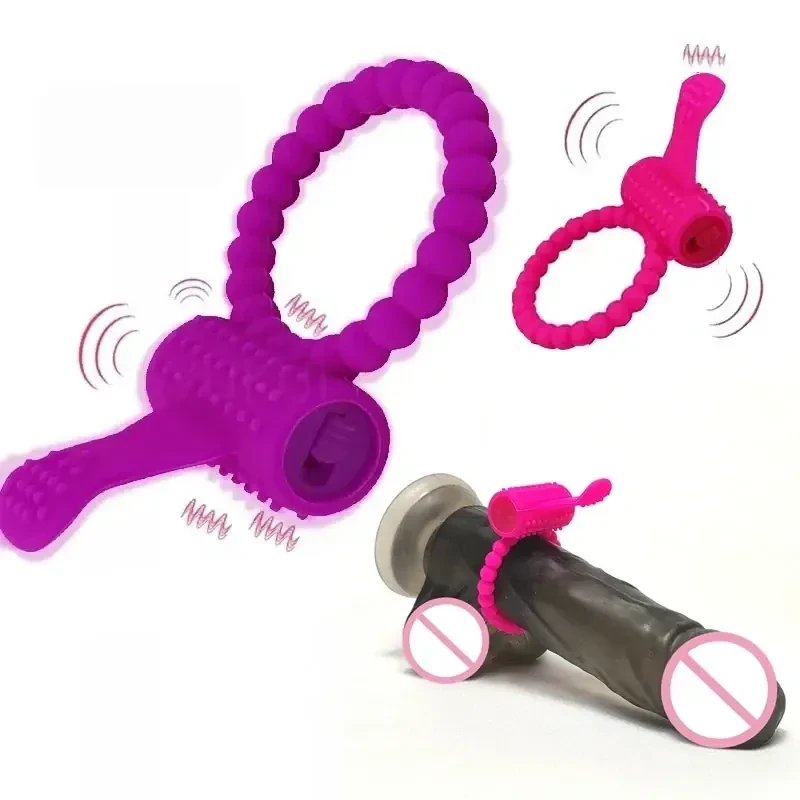 vibrador clitoris anillo erotico silicona