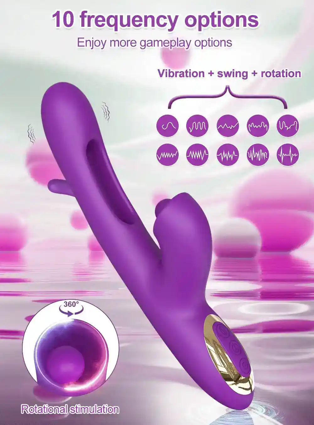 vibrador clitoris silicona medica recargable
