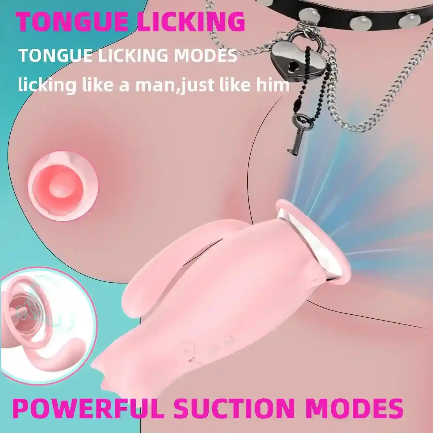 vibrador clítoris simulación sexo oral