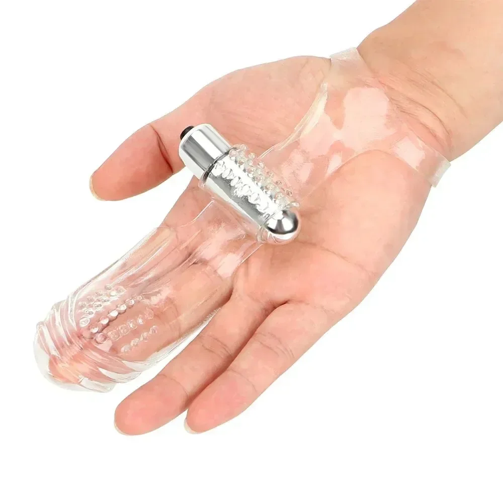 vibrador clítoris suave funda dedo