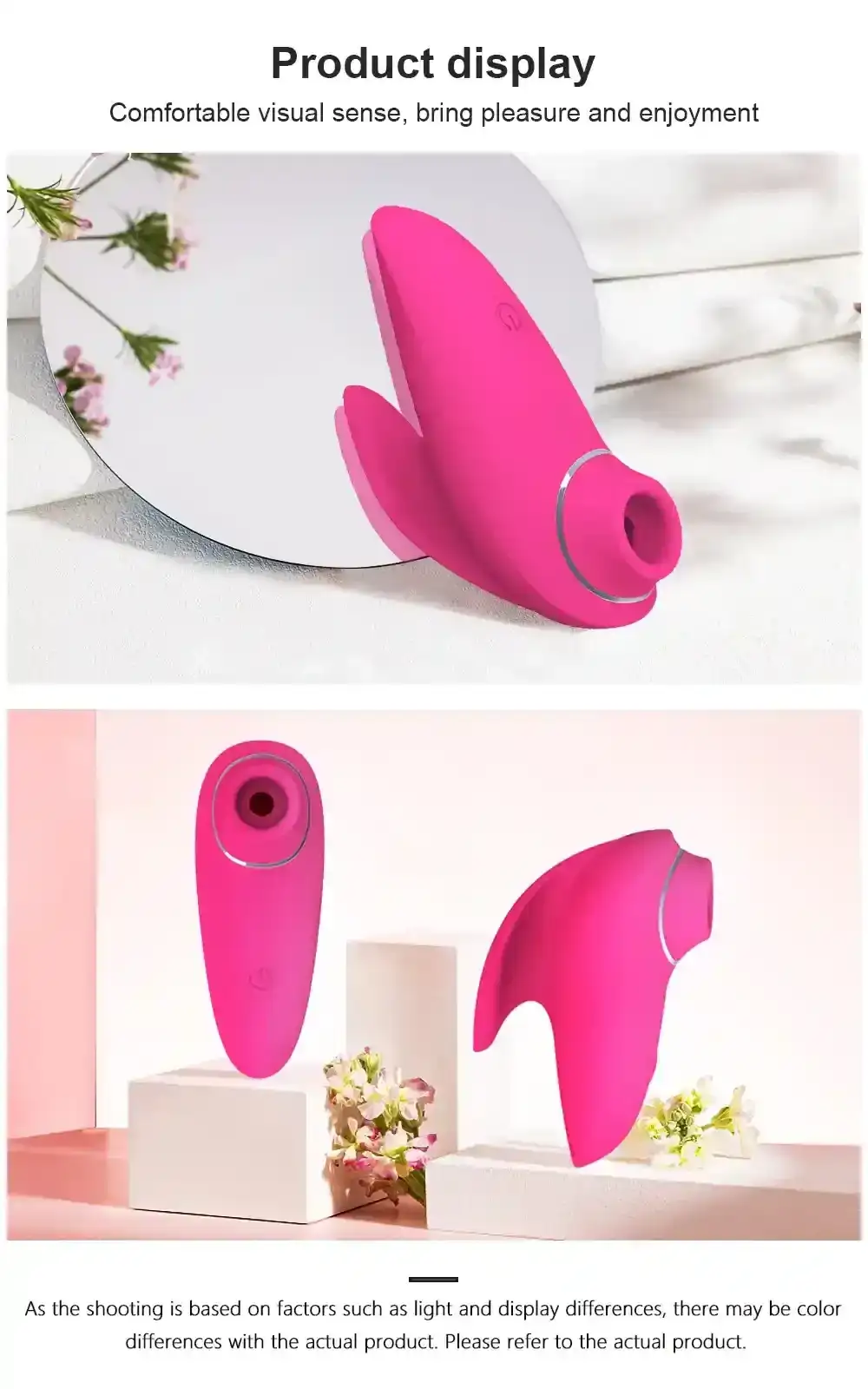 vibrador clitoris succion modos diferentes