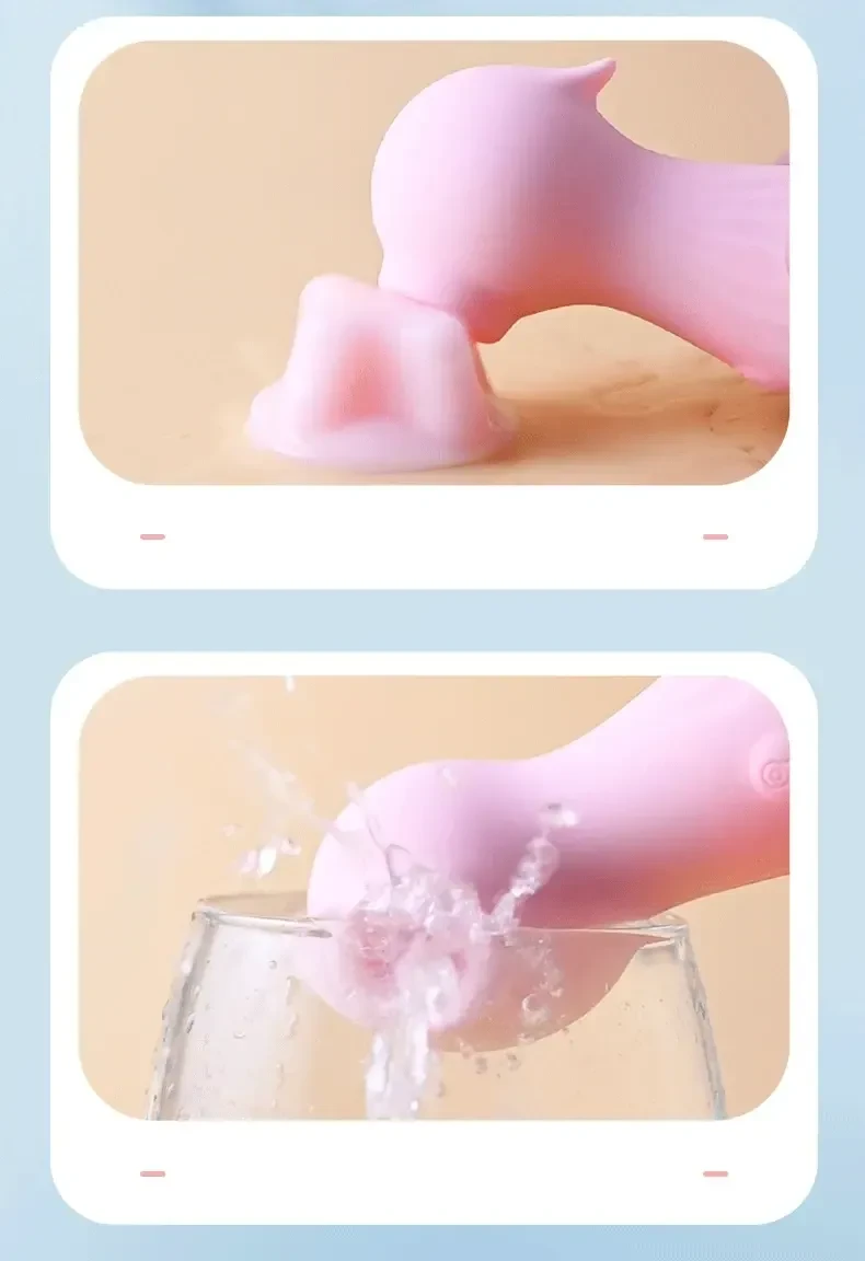 vibrador clitoris succion suave silicona medica