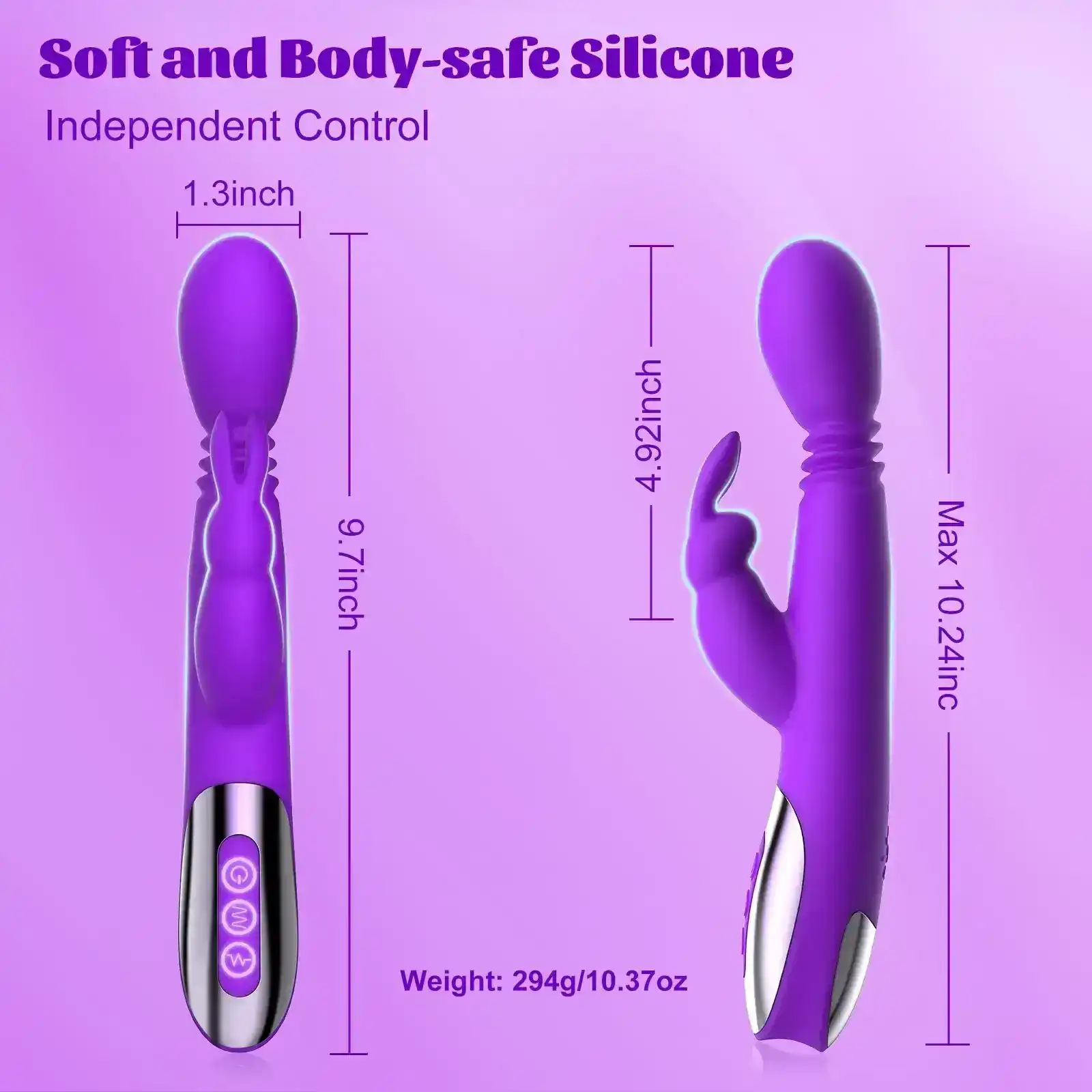 vibrador clitoris y punto g conejo 2
