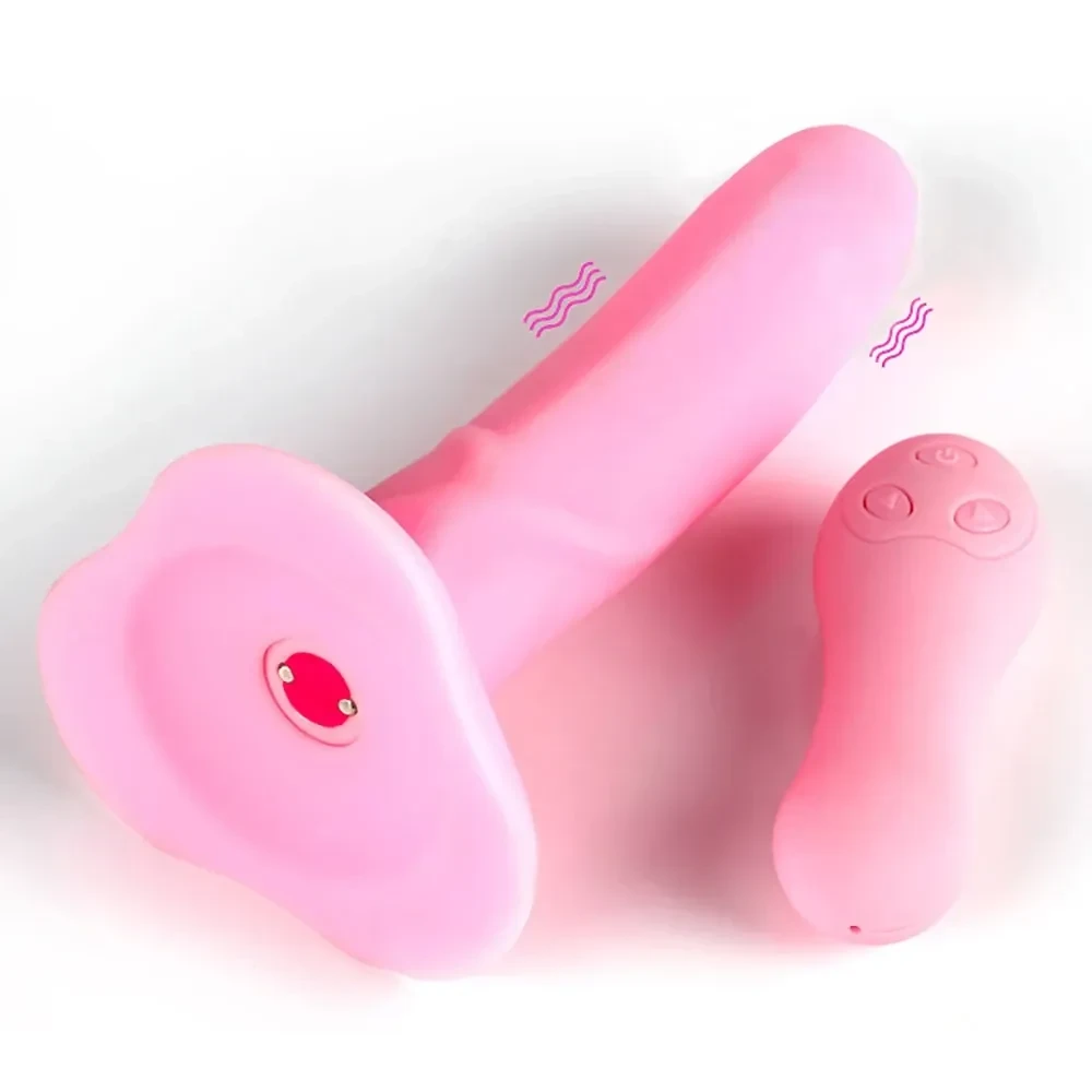 vibrador con arnes ajustable recargable