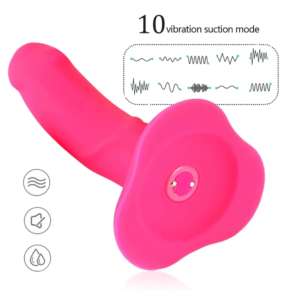 vibrador con arnes y diez velocidades