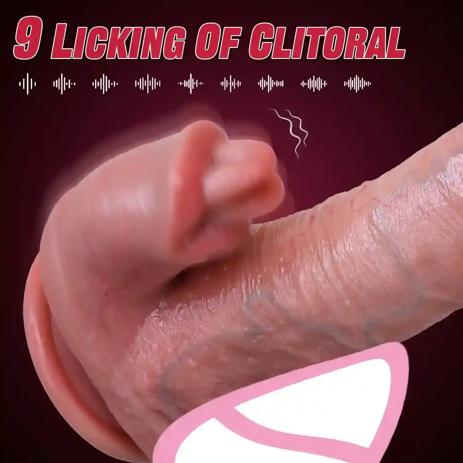 vibrador con empuje y calor