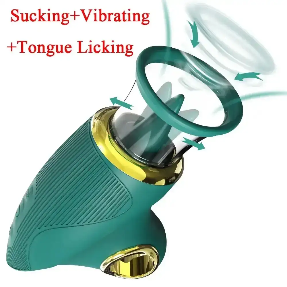 vibrador con función de lengüeta recargable