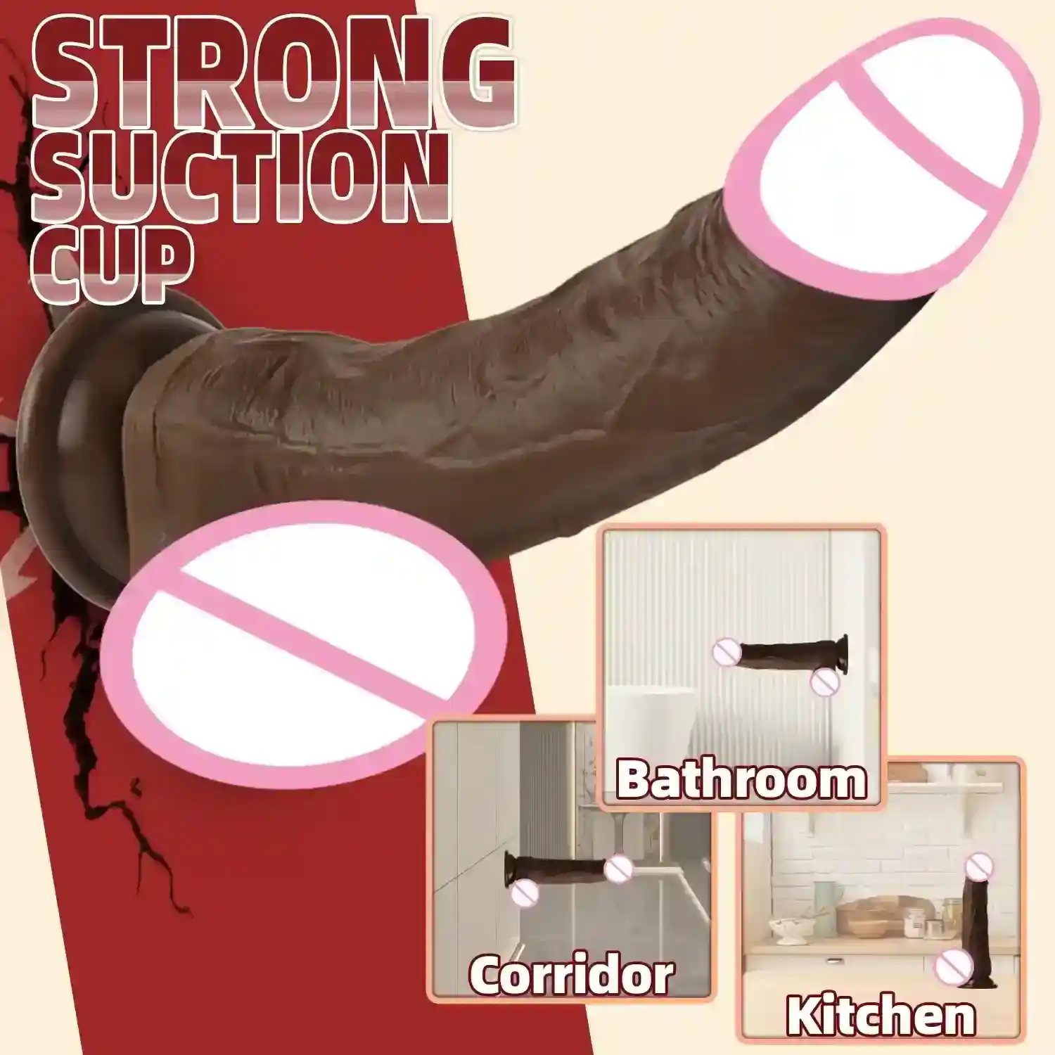 vibrador con movimiento telescopico realista