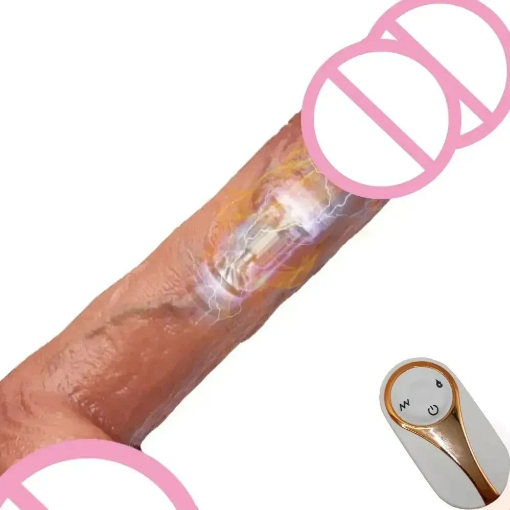 vibrador con textura realista y movimiento