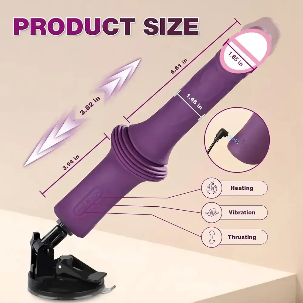 vibrador con ventosa y calefaccion