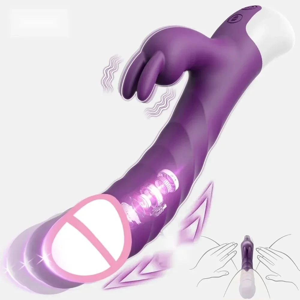 vibrador conejo con vibración multifrecuencia