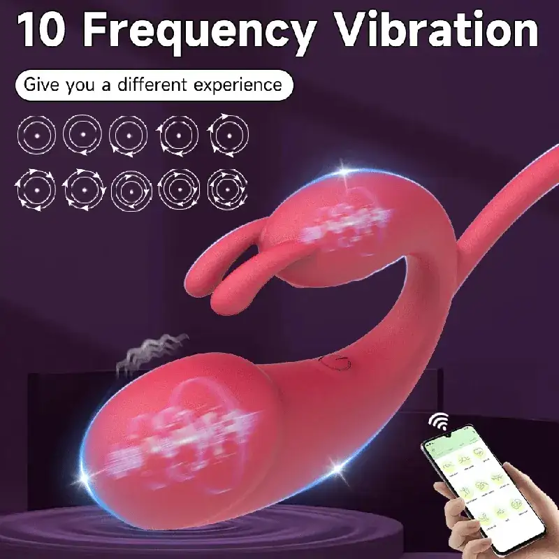 vibrador conejo control app y bluetooth