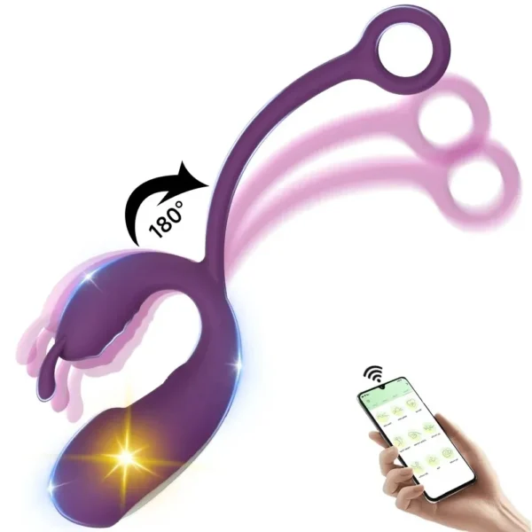 vibrador conejo silicona suave y flexible