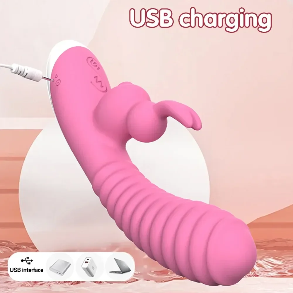 vibrador conejo silicona tacto suave