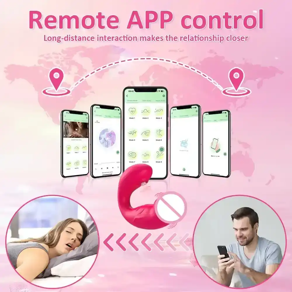 vibrador control app silicona suave