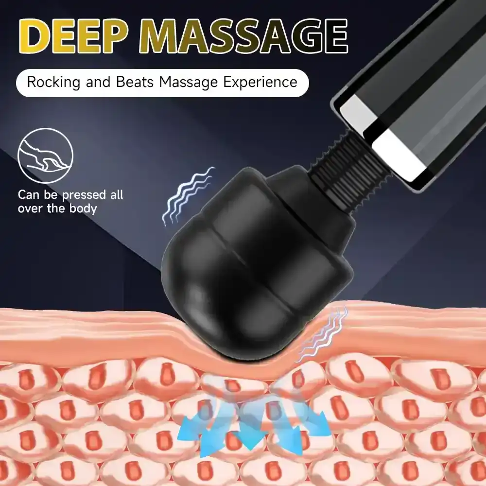 vibrador corporal 10 modos potente