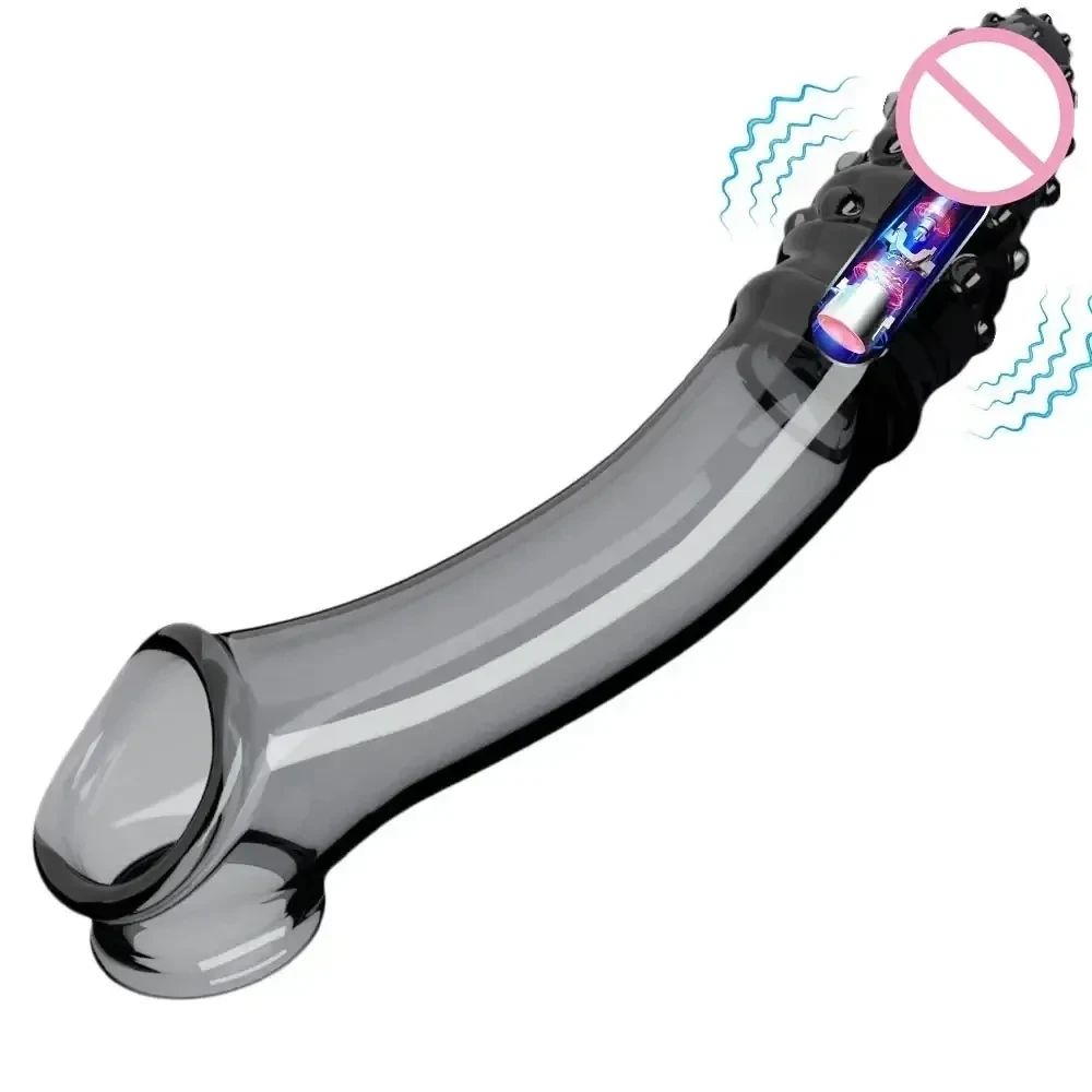 vibrador de pene con funda silicona