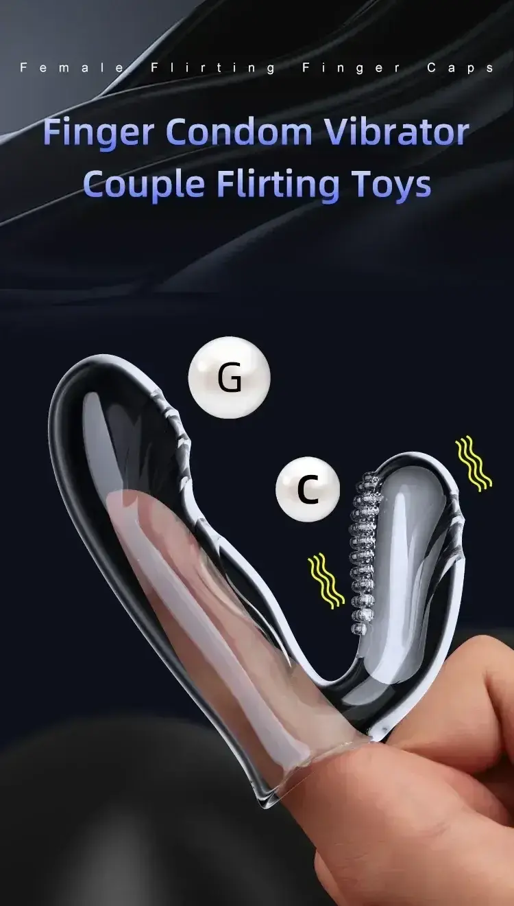 vibrador dedo silicona medica discreto