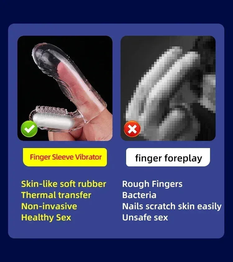 vibrador dedo silicona texturizada g spot