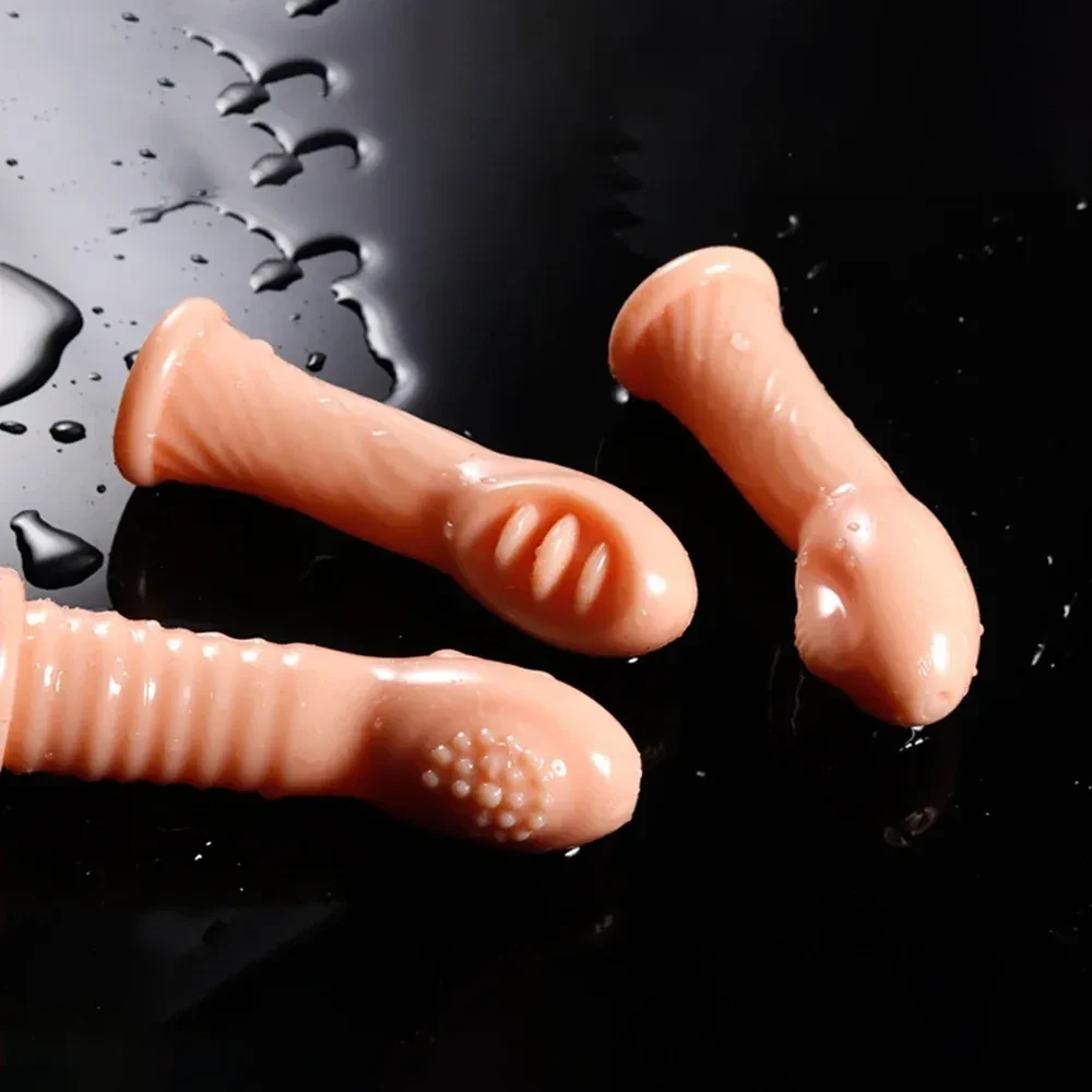 vibrador dedo tpe para clitoris