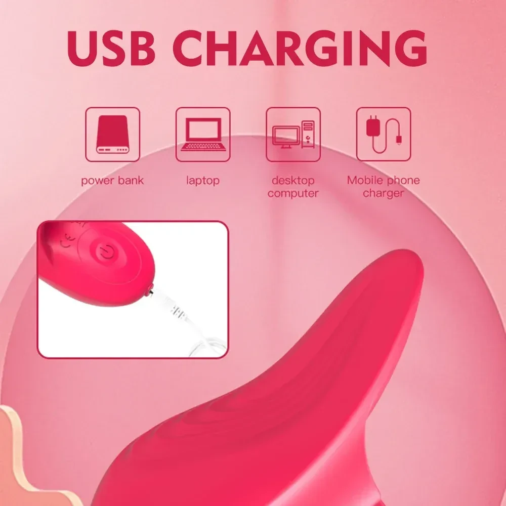 vibrador dedo usb recargable mujer