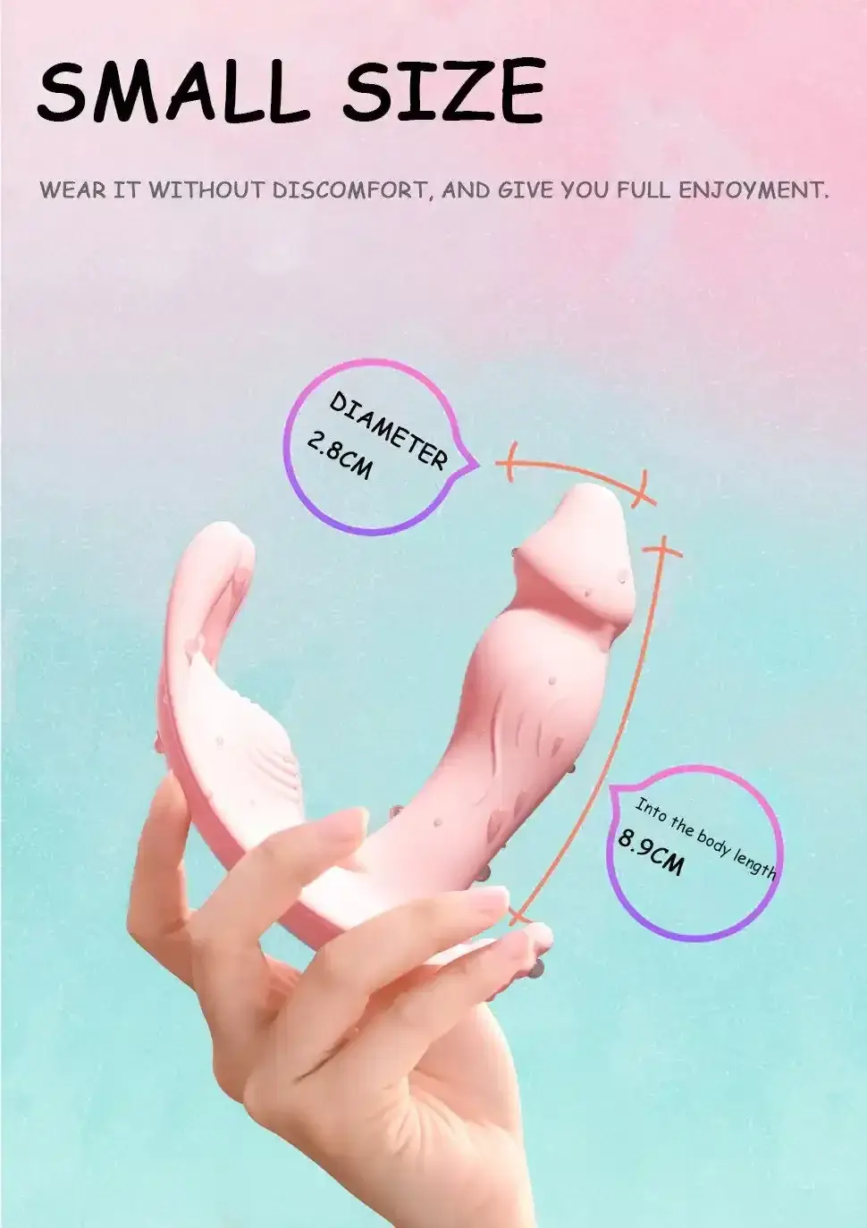 vibrador discreto para llevar puesto 1