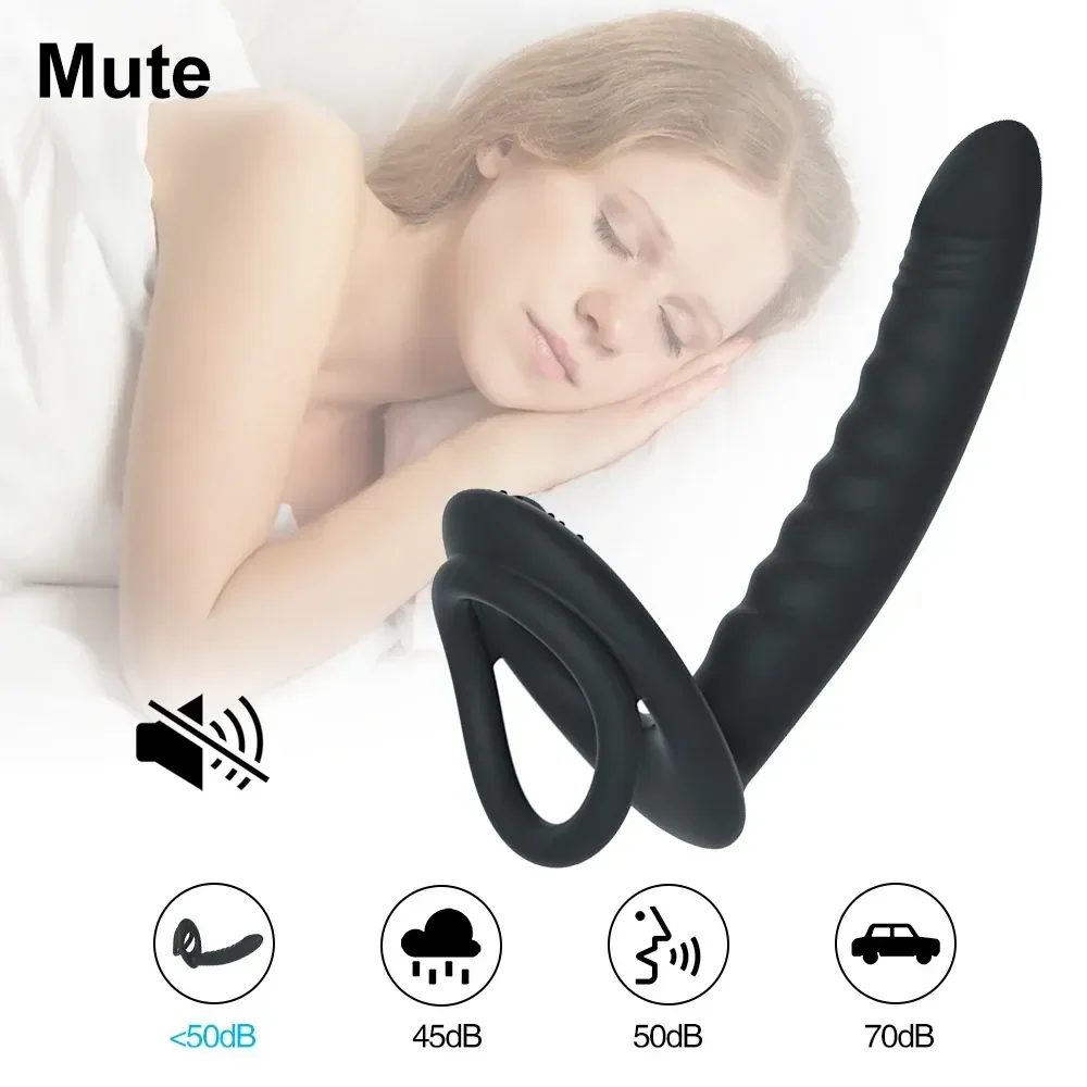 vibrador doble anillo peneano silicona