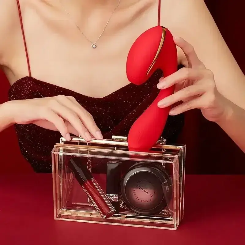 vibrador doble estimulación con calor