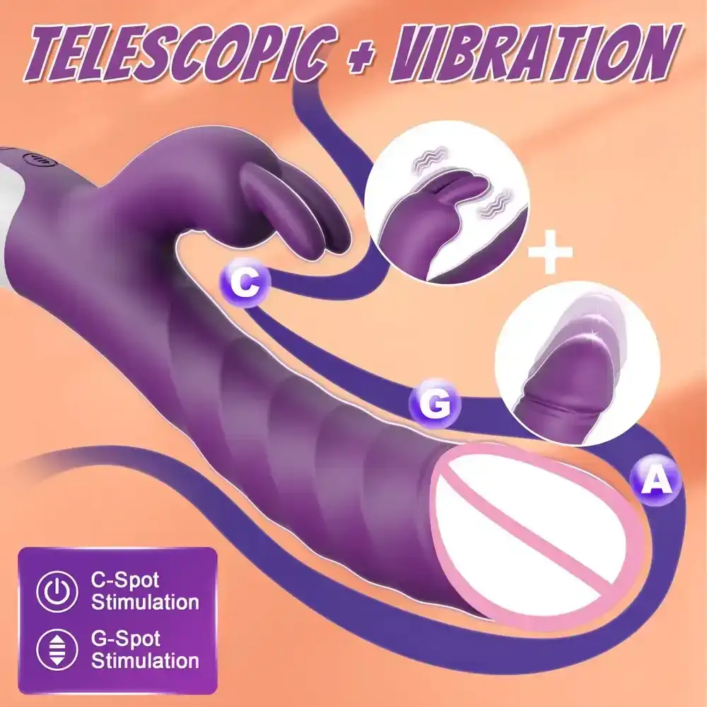 vibrador doble estimulacion recargable usb