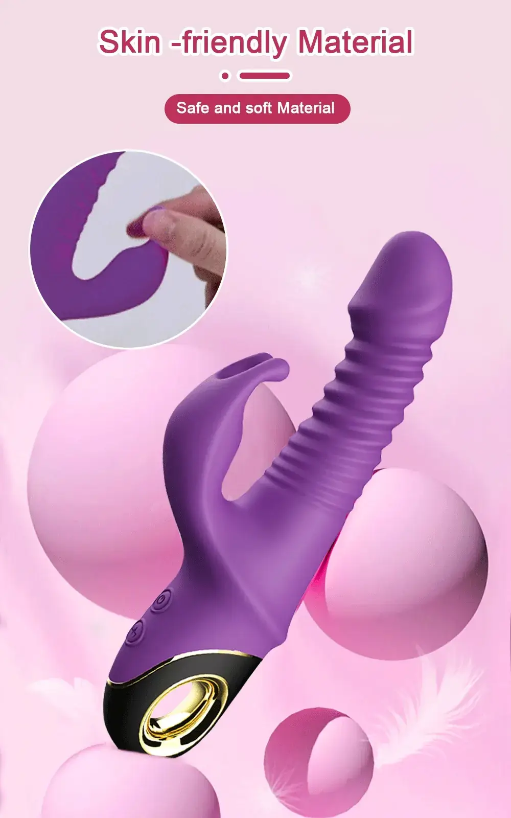 vibrador doble estimulacion vaginal y clitoris