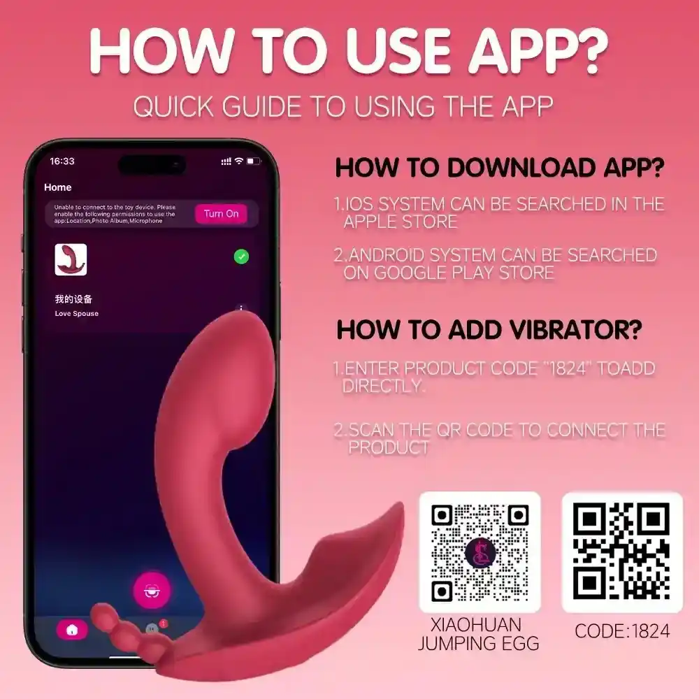 vibrador doble motor con control desde app