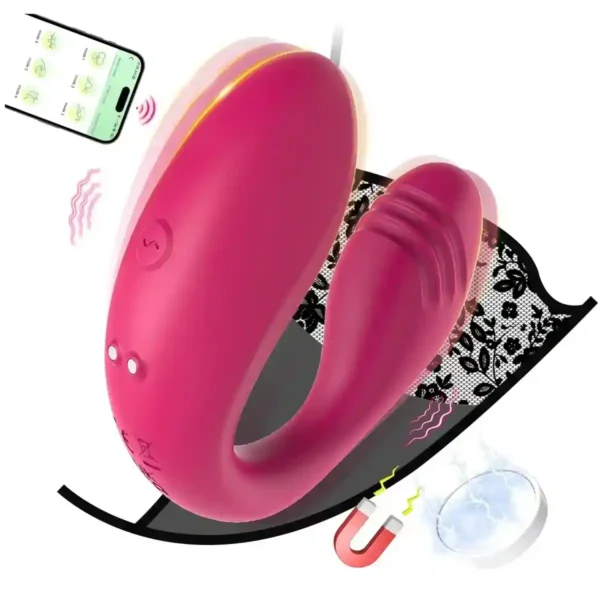 vibrador doble motor control bluetooth