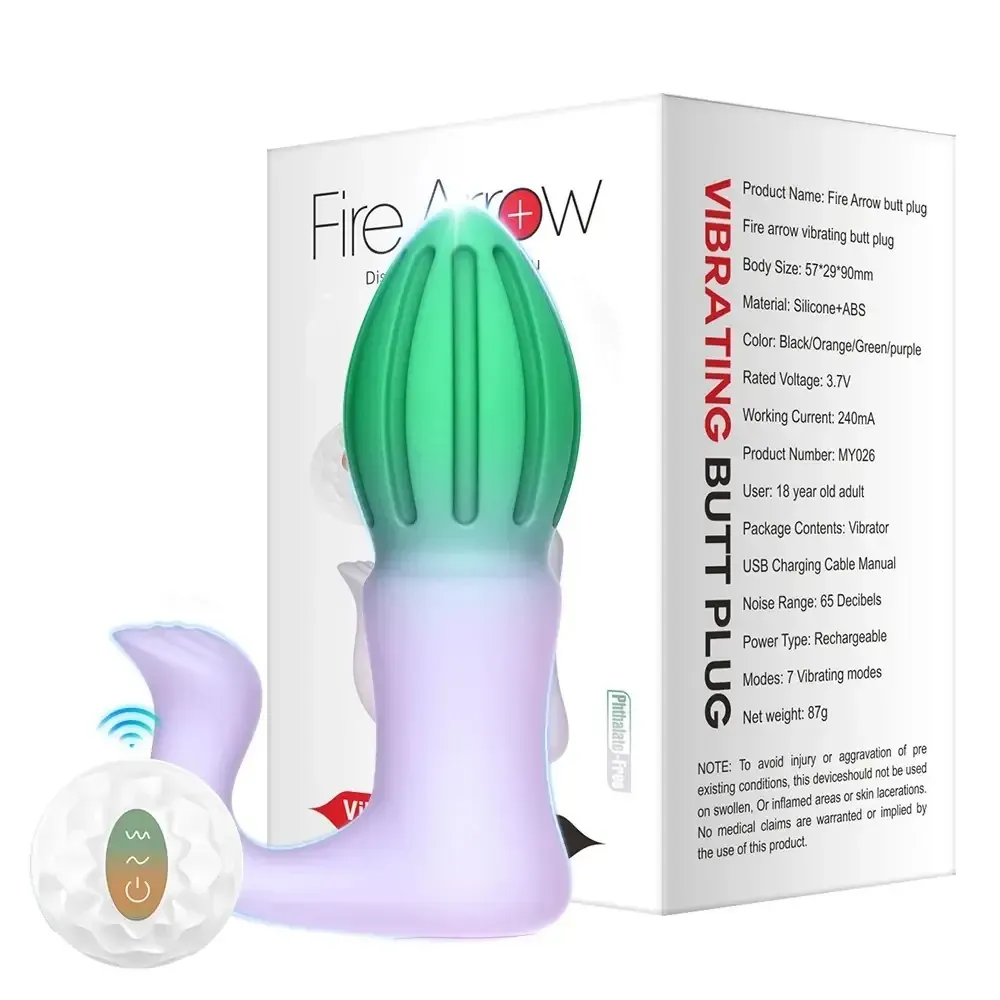 vibrador doble para estimulación anal