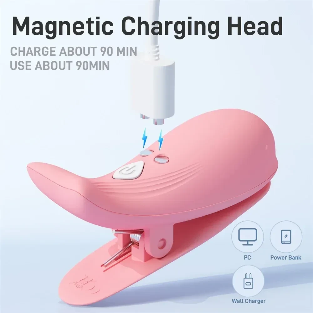 vibrador dolphin silicona para pezones