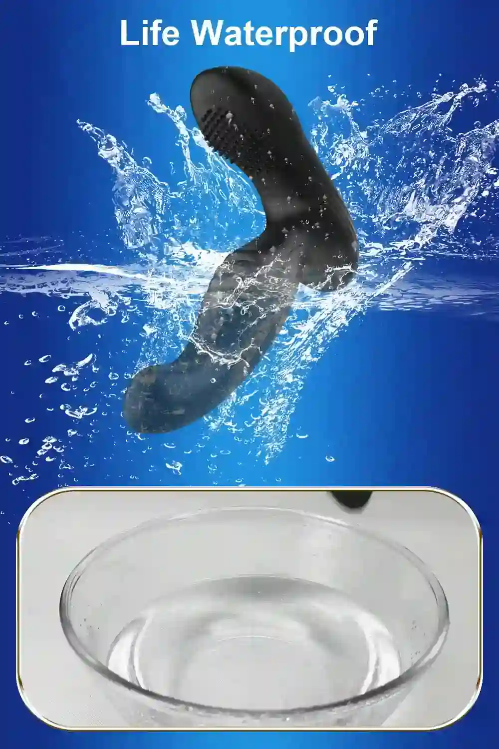 vibrador dual silicona suave al tacto