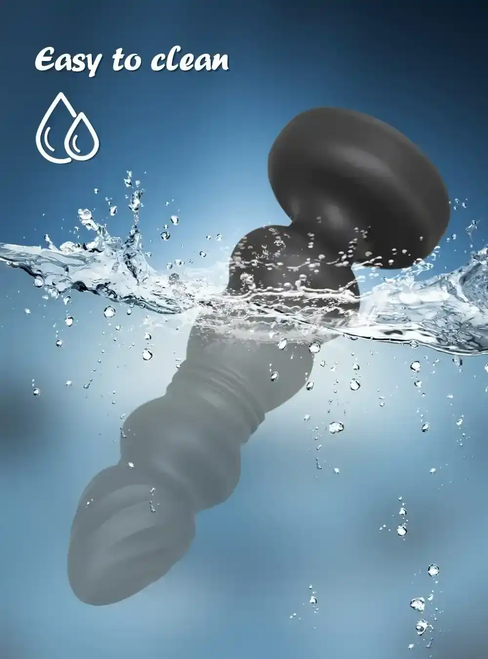 vibrador ergonomico de silicona medica 1