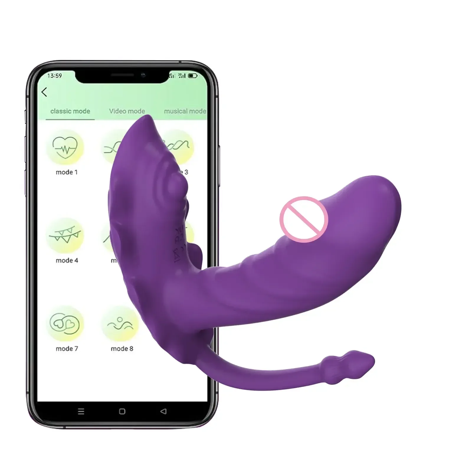 vibrador erotico con control por app