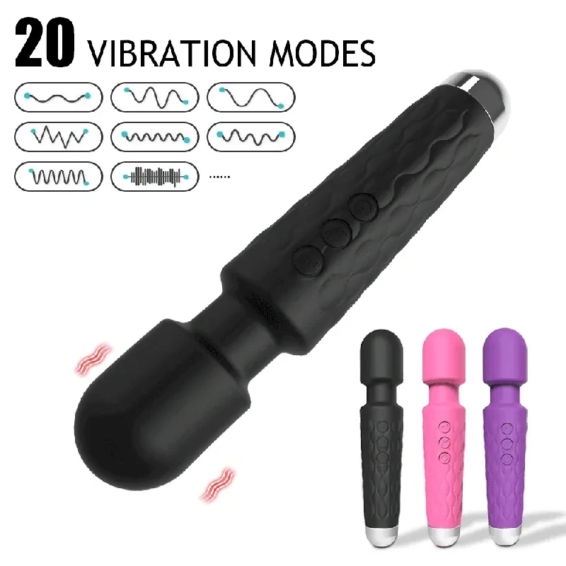 vibrador estimulador varita de silicona medica
