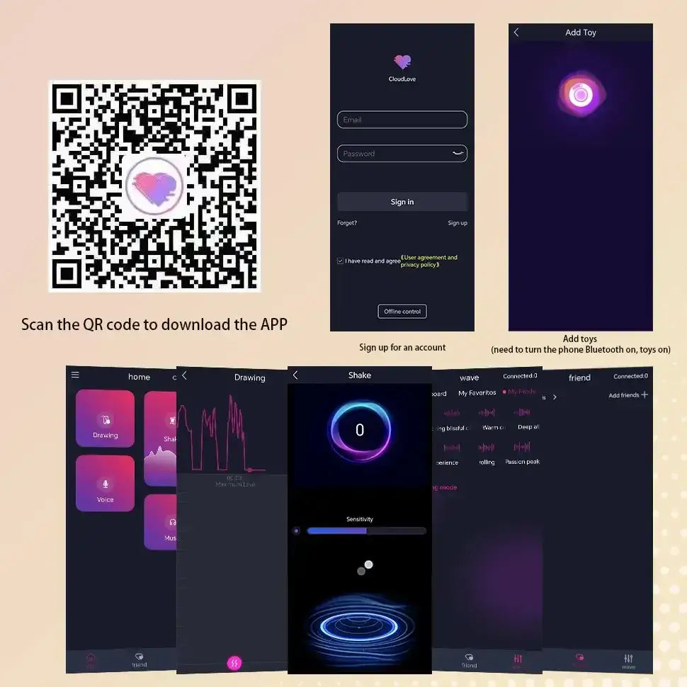 vibrador femenino con control aplicacion movil