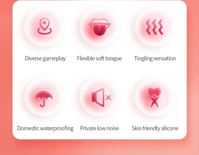 vibrador femenino con forma de lengua