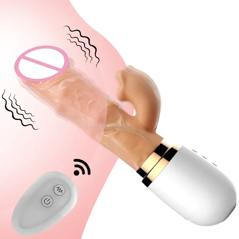 vibrador femenino con movimiento vaiven